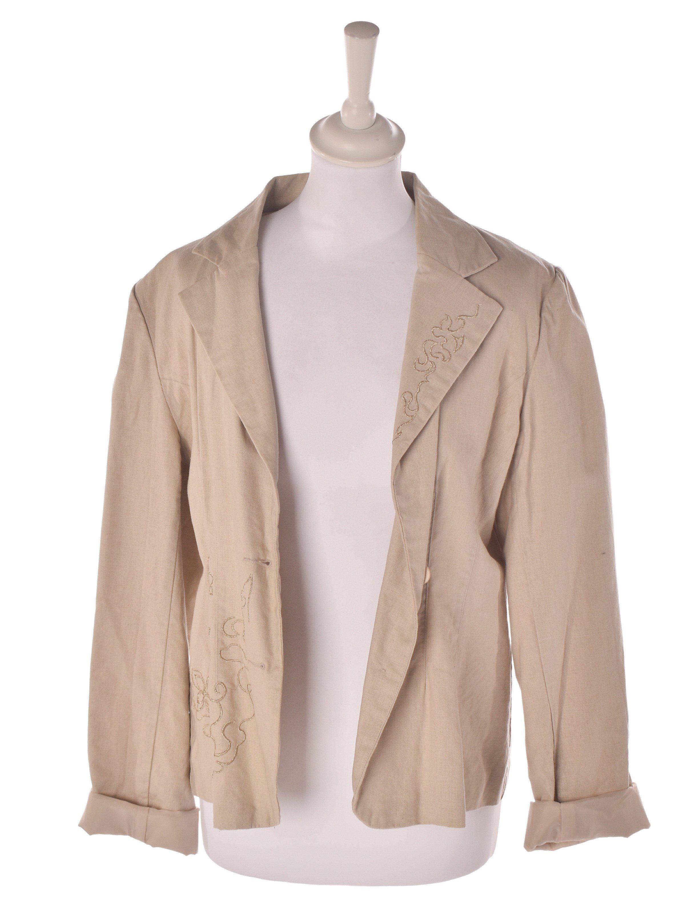 milla Blazer - 40 / Beige / Kvinde - SassyLAB Secondhand