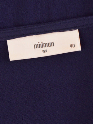 Minimum Kjole - 40 / Blå / Kvinde - SassyLAB Secondhand