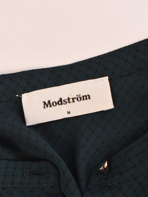 Modström Kjole - M / Grøn / Kvinde - SassyLAB Secondhand