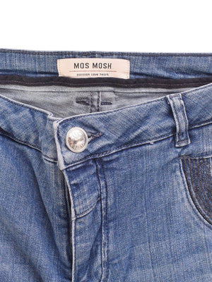 Mos Mosh Jeans - 32 / Blå / Kvinde - SassyLAB Secondhand