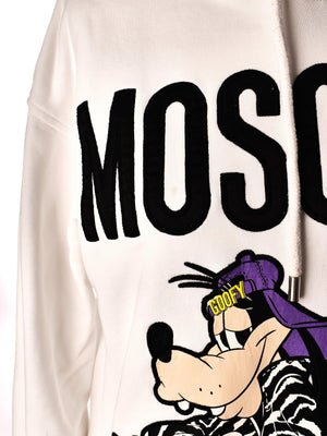 Moschino x H&M Sweatshirt - XS / Hvid / Kvinde - SassyLAB Secondhand
