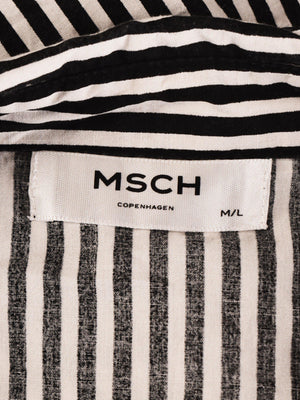 MSCH Copenhagen Skjorte - M/L / Sort / Kvinde - SassyLAB Secondhand