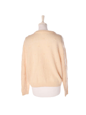 MSCH Copenhagen Sweater - XS/S / Hvid / Kvinde - SassyLAB Secondhand