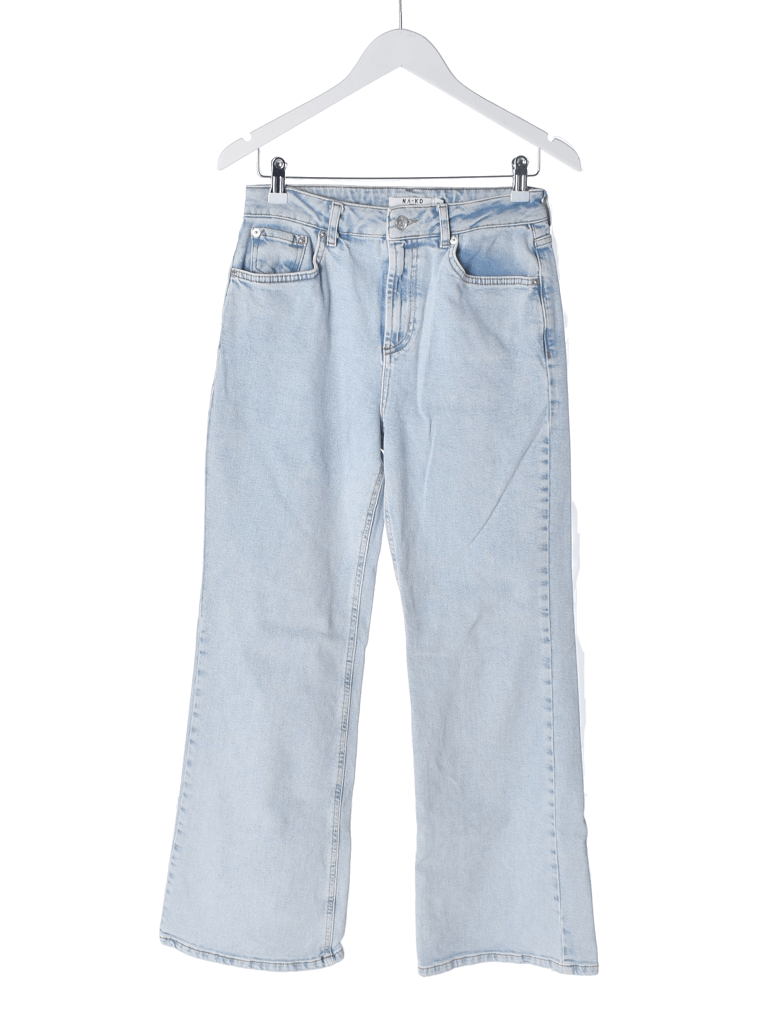 NA-KD Jeans - 36 / Blå / Kvinde - SassyLAB Secondhand