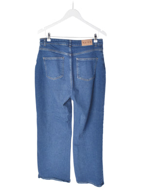 NA-KD Jeans - 40 / Blå / Kvinde - SassyLAB Secondhand