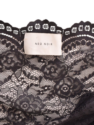 Neo Noir Bluse - M / Sort / Kvinde - SassyLAB Secondhand