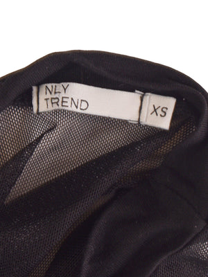 NLY Trend Bluse - XS / Sort / Kvinde - SassyLAB Secondhand