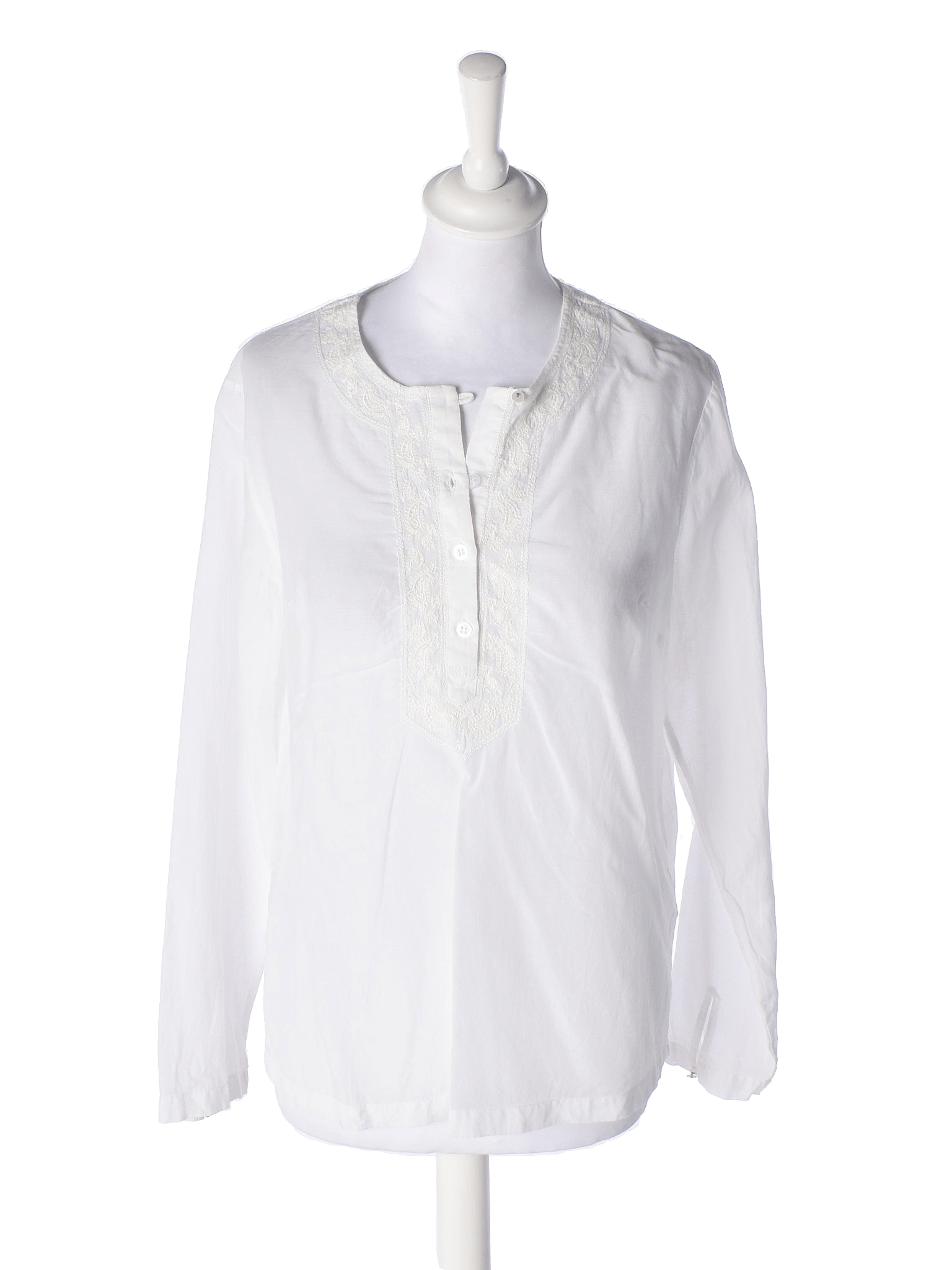 Noa Noa Bluse - 36 / Hvid / Kvinde - SassyLAB Secondhand