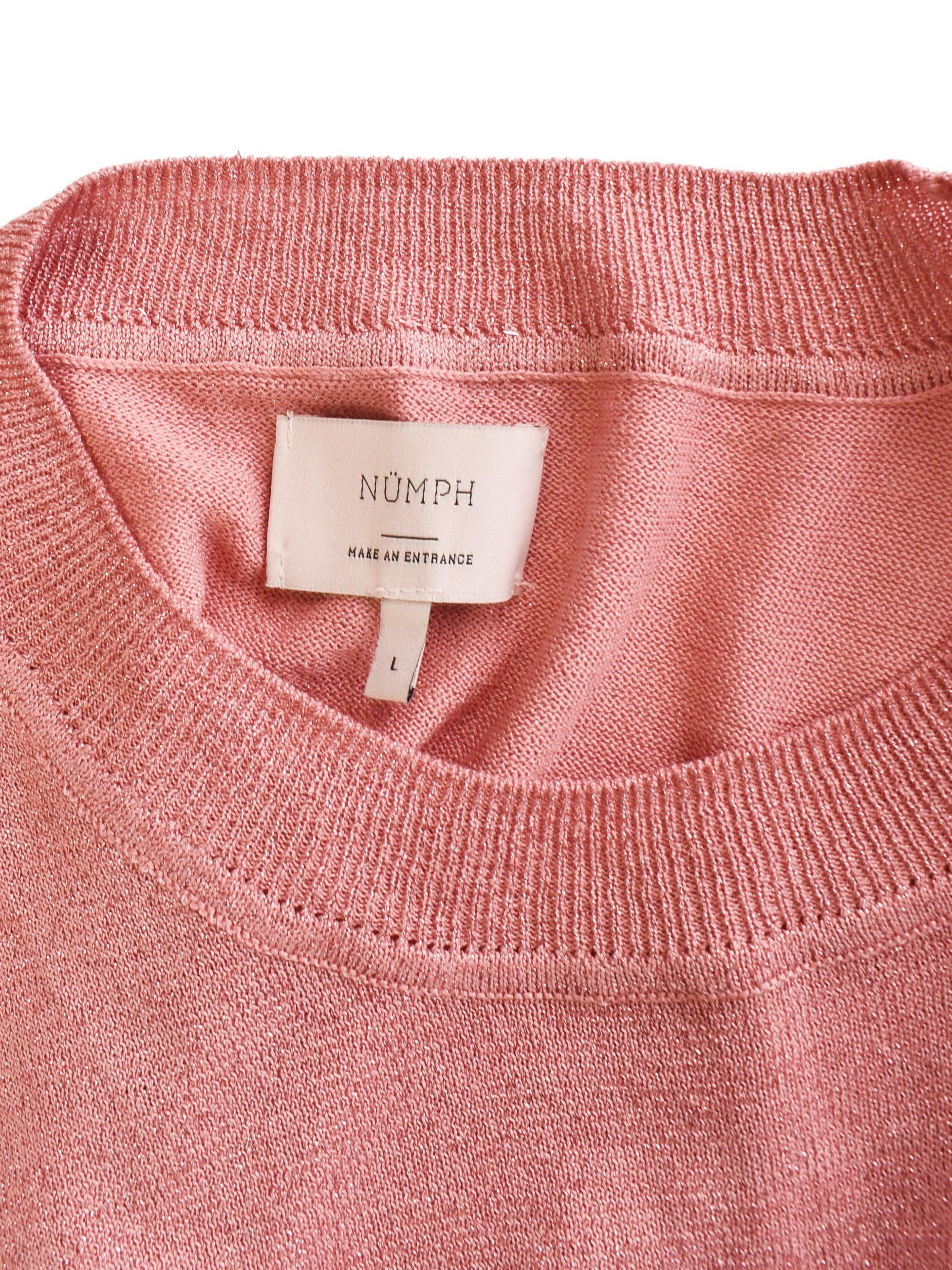 Nümph Bluse - L / Pink / Kvinde - SassyLAB Secondhand