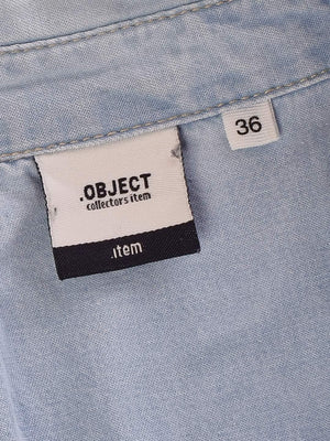 Object Skjorte - 36 / Blå / Kvinde - SassyLAB Secondhand