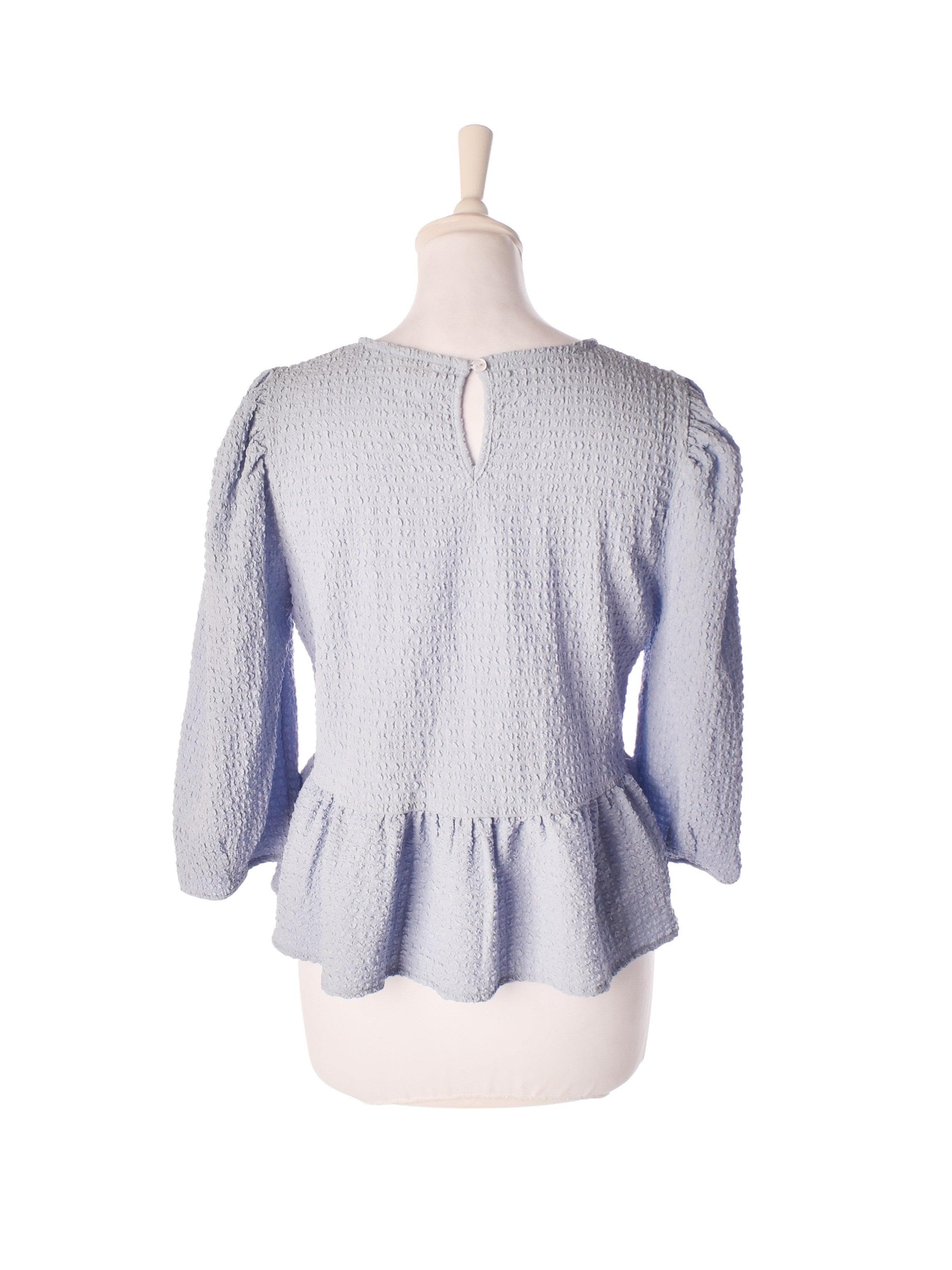 Only Bluse - L / Blå / Kvinde - SassyLAB Secondhand