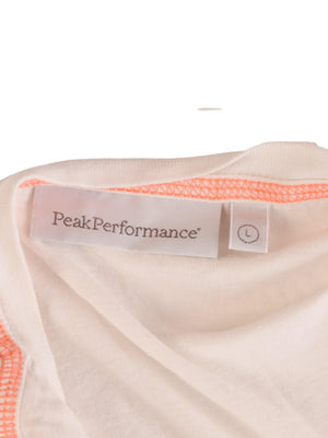 Peak Performance T-Shirt - L / Hvid / Kvinde - SassyLAB Secondhand