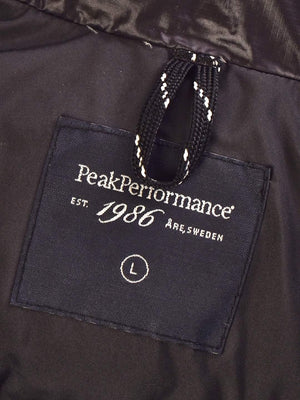 Peak Performance Vest - L / Sort / Kvinde - SassyLAB Secondhand