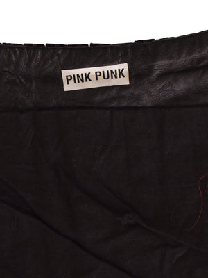 Pink Punk Vest - 36 / Sort / Kvinde - SassyLAB Secondhand