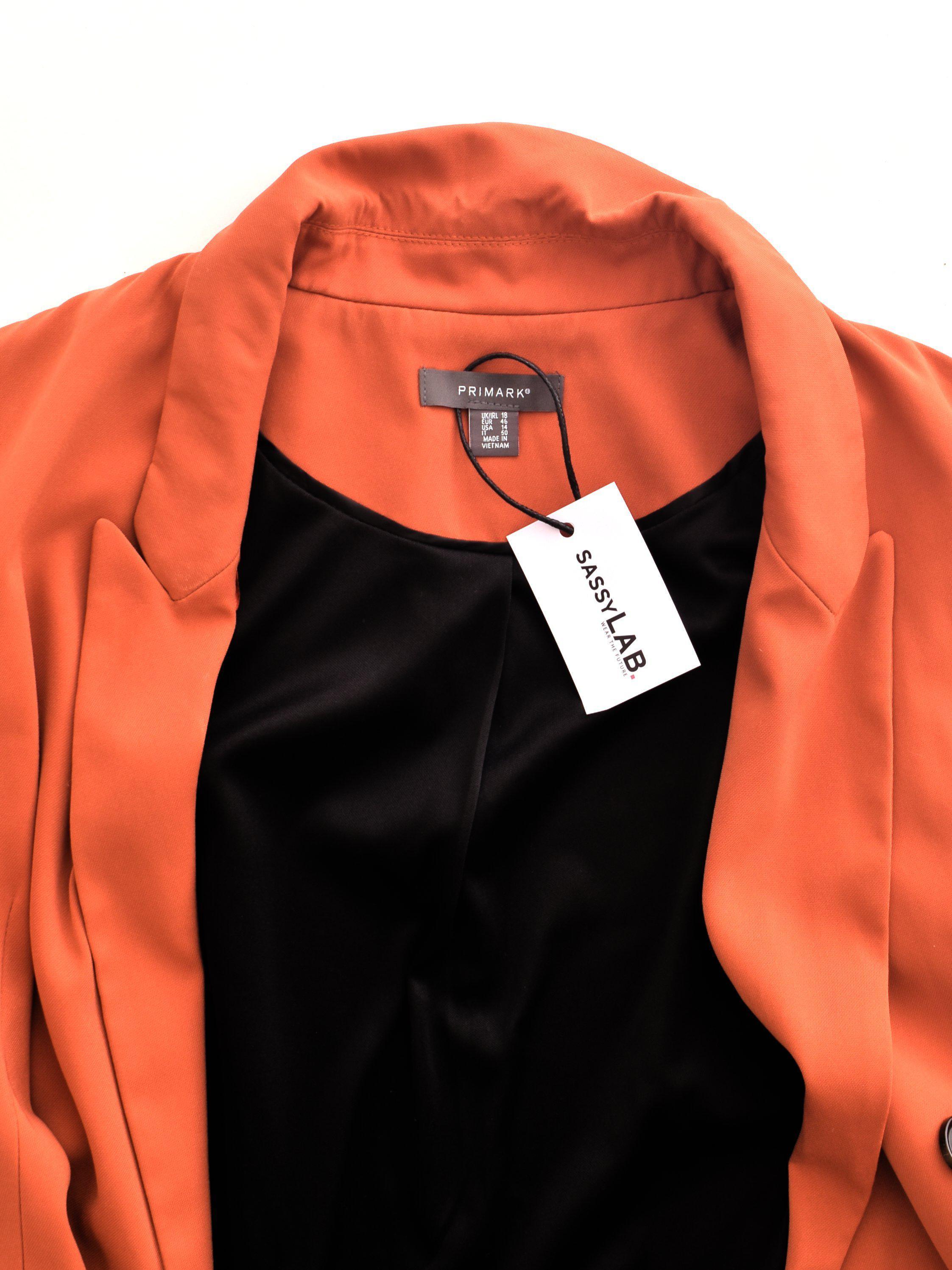 Primark Blazer - 46/XXL / Orange / Kvinde - SassyLAB Secondhand