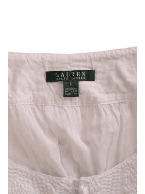 Ralph Lauren Bluse - L / Hvid / Kvinde - SassyLAB Secondhand