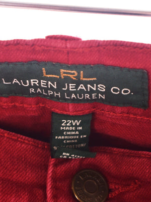Ralph Lauren Jeans - XXXXL / Rød / Kvinde - SassyLAB Secondhand