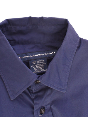 Ralph Lauren Sport Skjorte - M / Blå / Kvinde - SassyLAB Secondhand