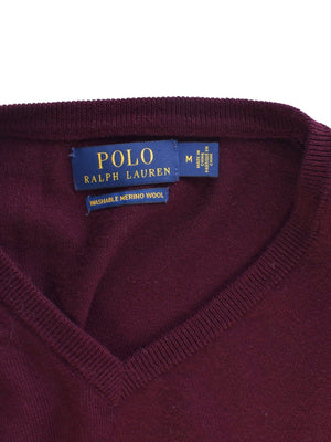 Ralph Lauren Sweater - M / Bordeaux / Kvinde - SassyLAB Secondhand