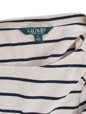 Ralph Lauren T-Shirt - M / Beige / Kvinde - SassyLAB Secondhand