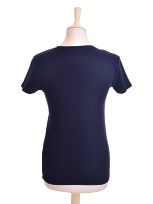 Ralph Lauren T-Shirt - M / Blå / Kvinde - SassyLAB Secondhand