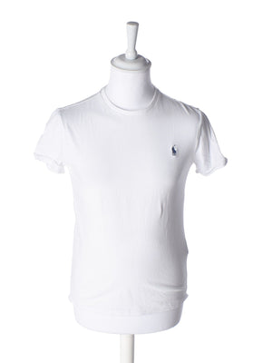 Ralph Lauren T-Shirt - S / Hvid / Mand - SassyLAB Secondhand
