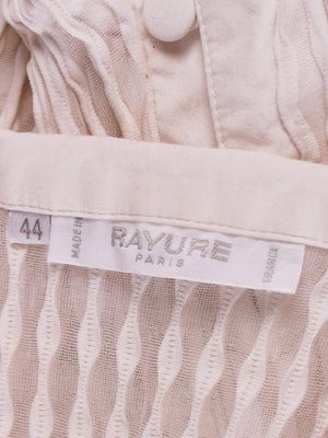 Rayure Bluse - S / Hvid / Kvinde - SassyLAB Secondhand