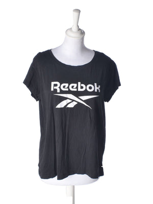 Reebok T-Shirt - M / Sort / Kvinde - SassyLAB Secondhand