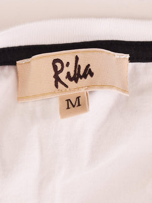 Rika T-Shirt - M / Hvid / Kvinde - SassyLAB Secondhand