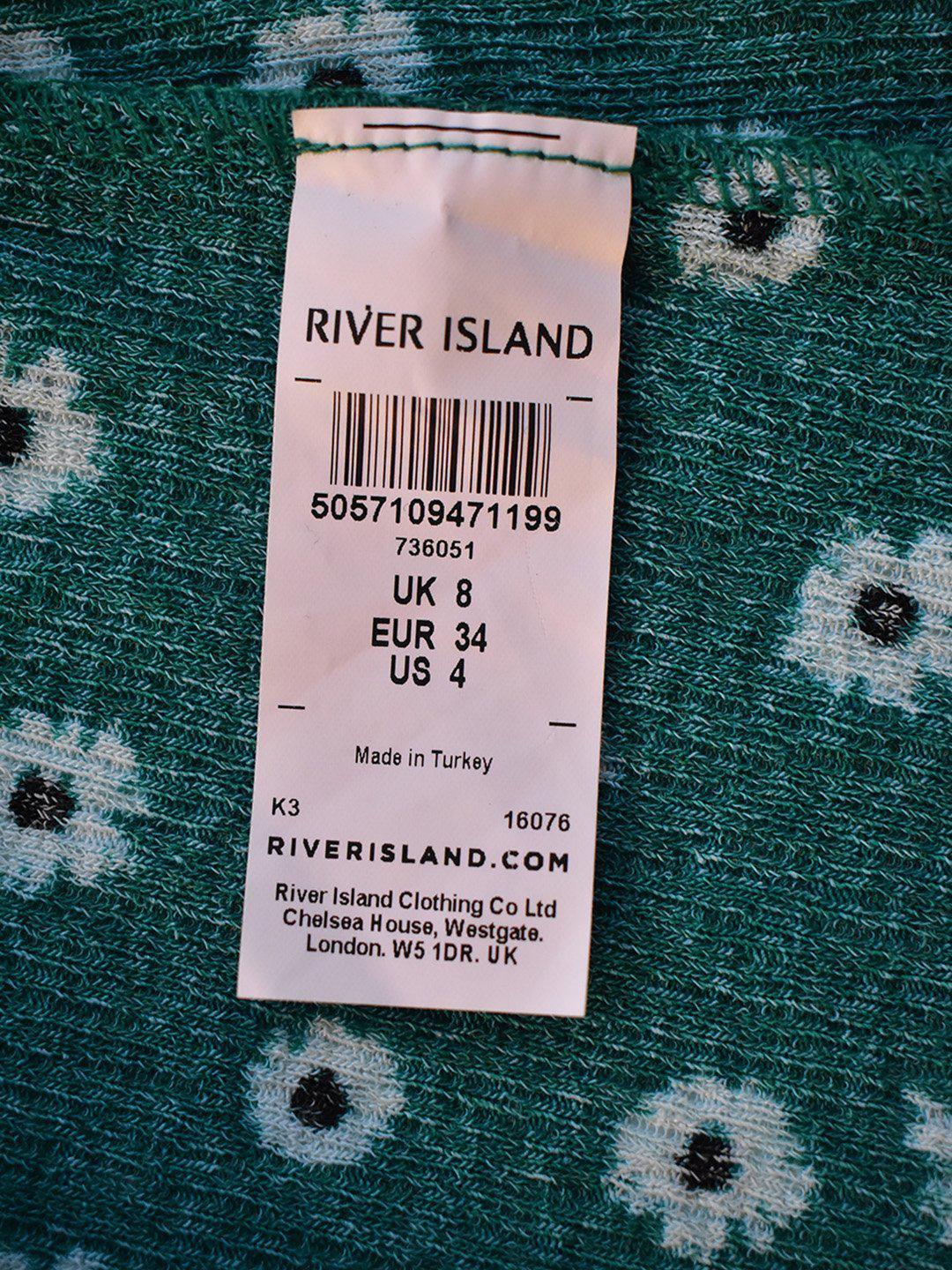 River Island Kjole - 34 / Grøn / Kvinde - SassyLAB Secondhand