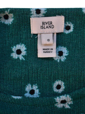 River Island Kjole - 34 / Grøn / Kvinde - SassyLAB Secondhand