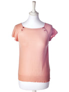 Ropé Picnic T-Shirt - M / Pink / Kvinde - SassyLAB Secondhand