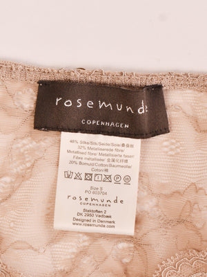 Rosemunde Bluse - S / Beige / Kvinde - SassyLAB Secondhand