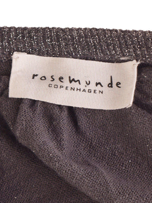 Rosemunde Cardigan - S / Sølv / Kvinde - SassyLAB Secondhand