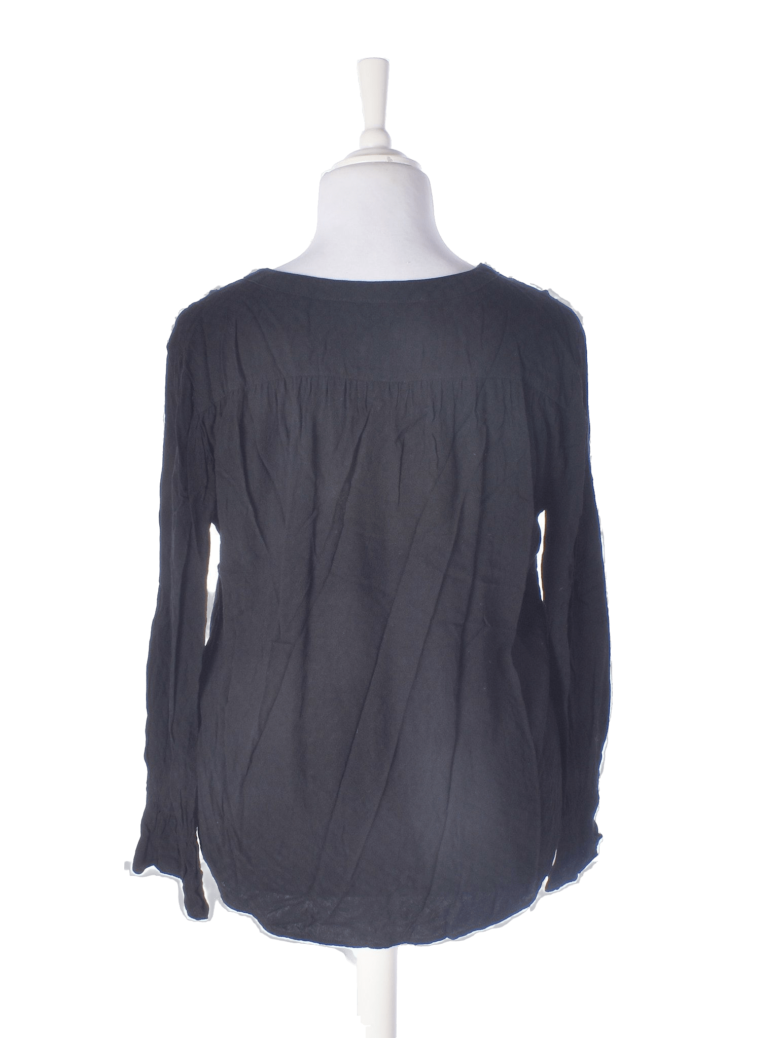 Rue de Femme Bluse - L / Sort / Kvinde - SassyLAB Secondhand