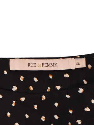 Rue de Femme T-Shirt - XL / Sort / Kvinde - SassyLAB Secondhand