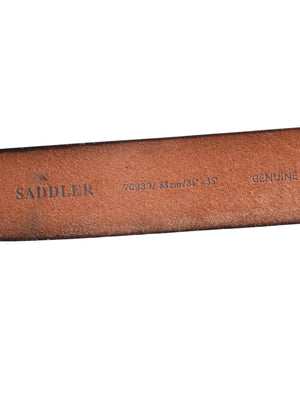 Saddler Bælte - One Size / Brun / Mand - SassyLAB Secondhand