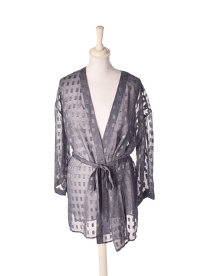 Saint Tropez Kimono - L / Blå / Kvinde - SassyLAB Secondhand
