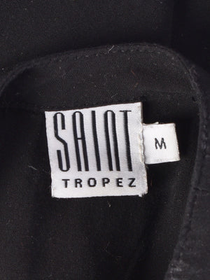 Saint tropez T-shirt - M / Sort / Kvinde - SassyLAB Secondhand