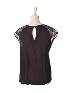 Saint Tropez Top - M / Sort / Kvinde - SassyLAB Secondhand