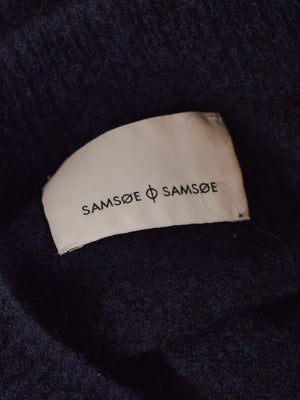 Samsøe Samsøe Sweater - M / Blå / Kvinde - SassyLAB Secondhand