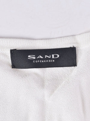 Sand Cardigan - S / Hvid / Kvinde - SassyLAB Secondhand