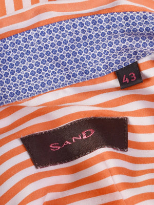 Sand Skjorte - 43 / Orange / Mand - SassyLAB Secondhand
