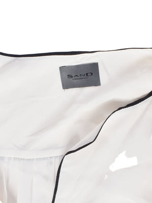 Sand Skjorte - XL / Hvid / Kvinde - SassyLAB Secondhand