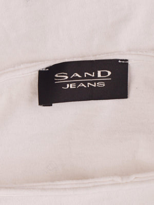 Sand T-Shirt - S / Hvid / Kvinde - SassyLAB Secondhand