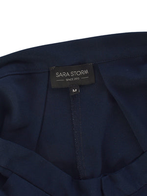 Sara Storm Shorts - M / Blå / Kvinde - SassyLAB Secondhand