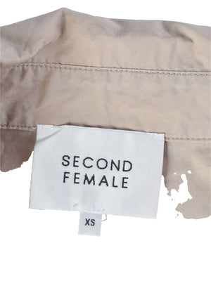 Second Female Skjorte - XS / Brun / Kvinde - SassyLAB Secondhand