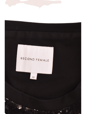 Second Female Sweatshirt - XS / Sort / Kvinde - SassyLAB Secondhand
