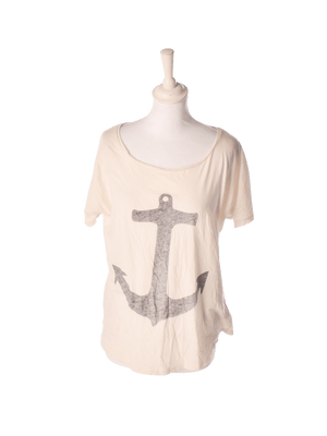 Second Female T-Shirt - S / Hvid / Kvinde - SassyLAB Secondhand