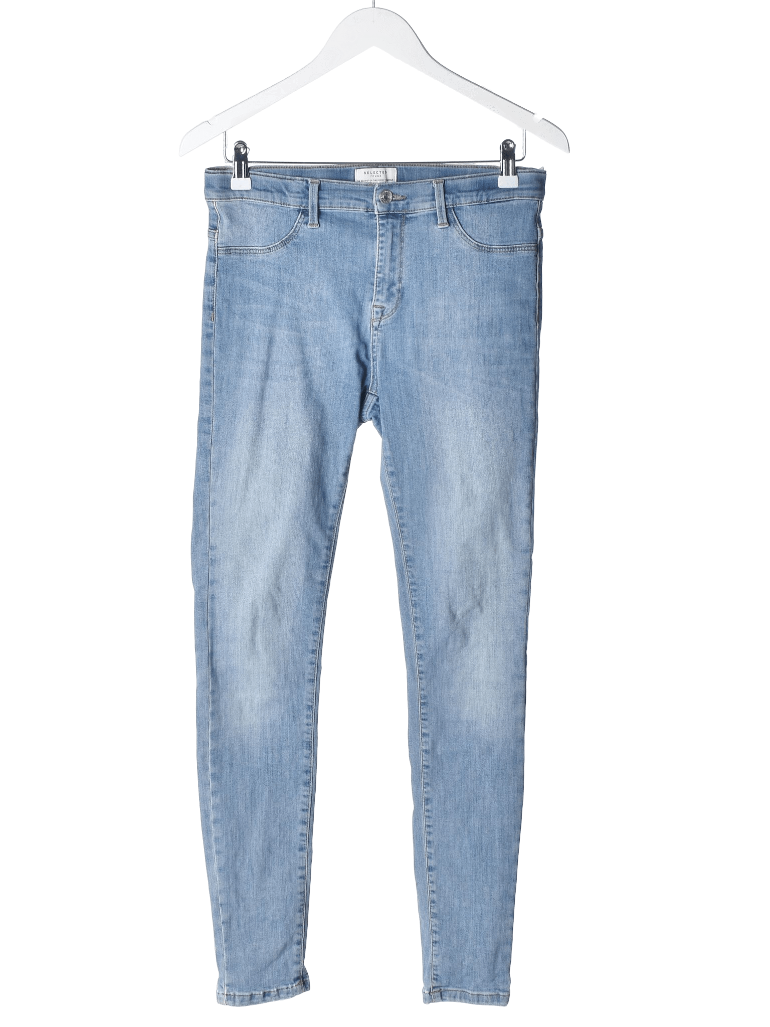 Selected Femme Jeans - 38 / Blå / Kvinde - SassyLAB Secondhand